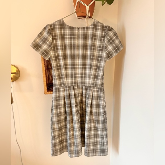 SOLD Birds of North America plaid dress - Picture 2 of 6